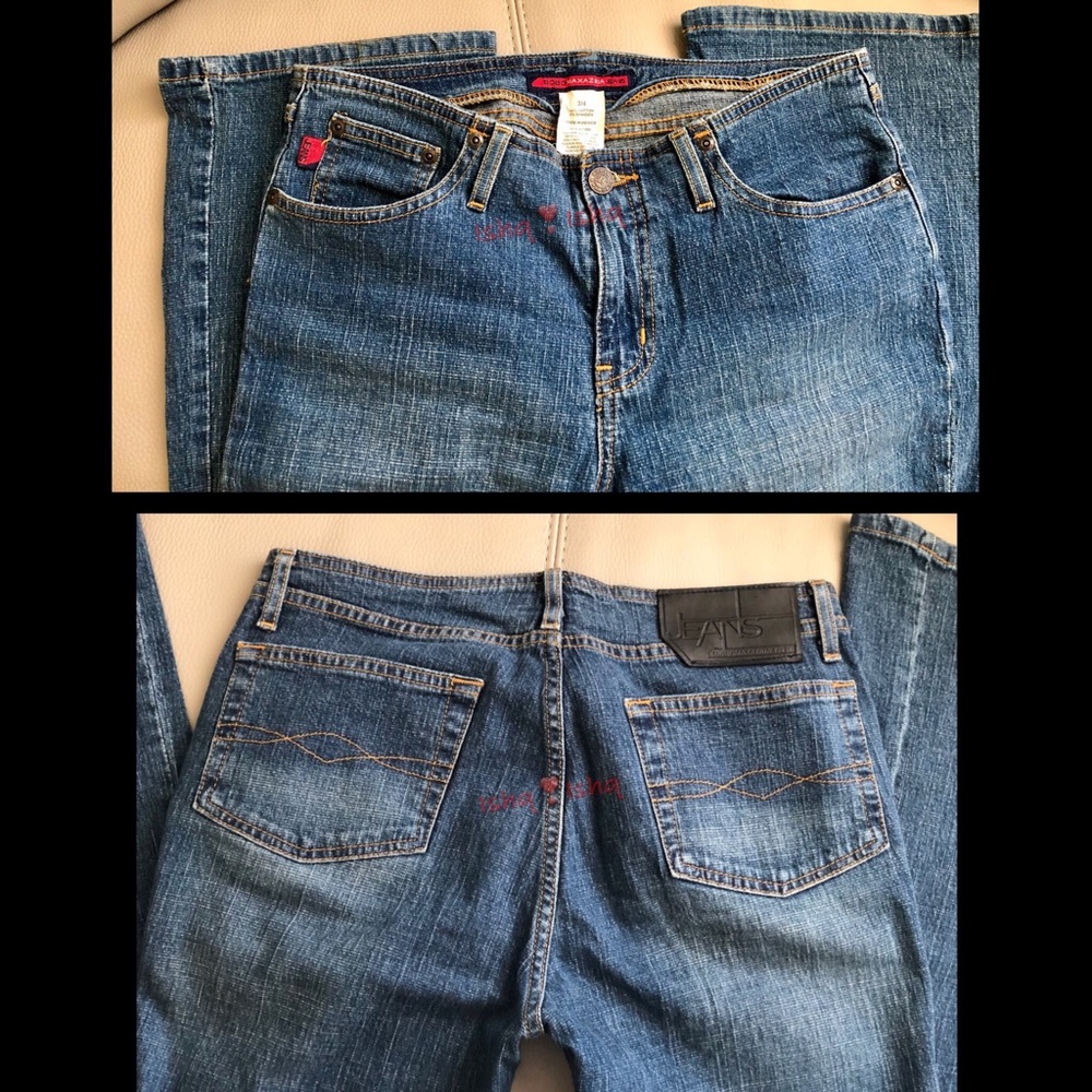 BCBG MaxAzria Jeans Vintage Bootcut Mid-Rise 3/4 Vintage style 1998-2002 - Picture 8 of 8
